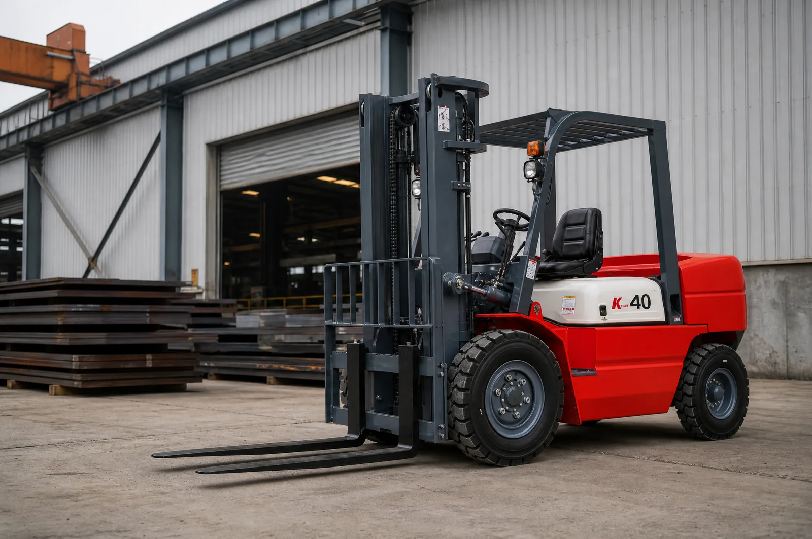 CPC(D)15 1.5 t diesel forklift working in factory