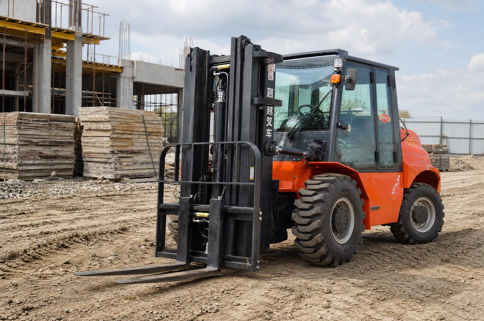 MSCET-3500 Rough Terrain Forklift 3.5 t